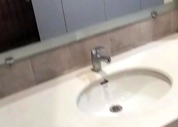 Clean bathroom vanity and sink after deep cleaning by Makhdoom Services