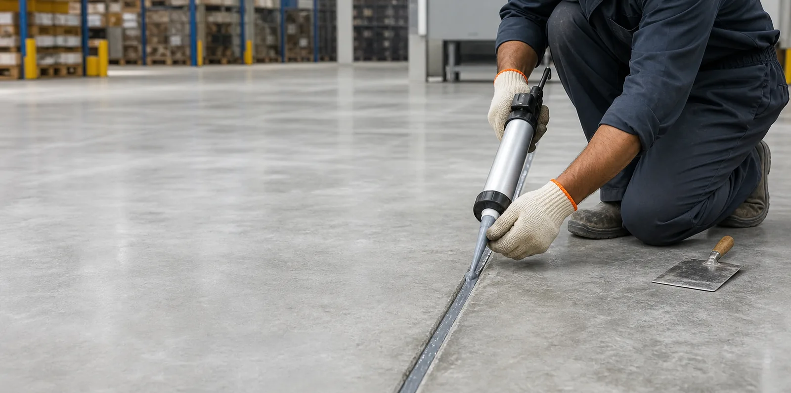 industrial concrete floor joint sealing in Punjab for factory floor