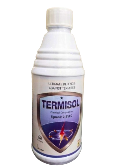 TermiSol 25 EC termite control chemical bottle