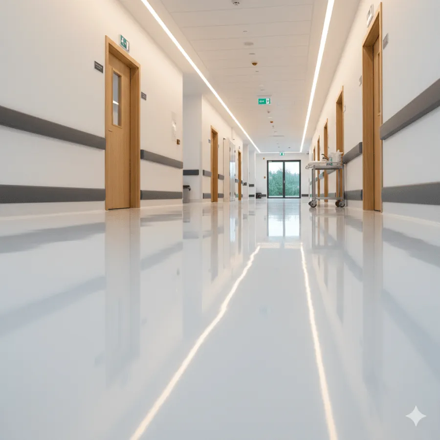 Epoxy flooring installation for industrial and residential floors