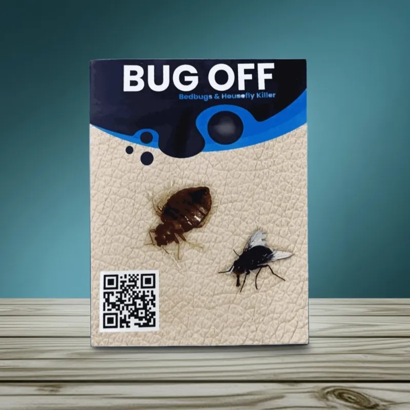 BugOff bedbug and housefly killer package