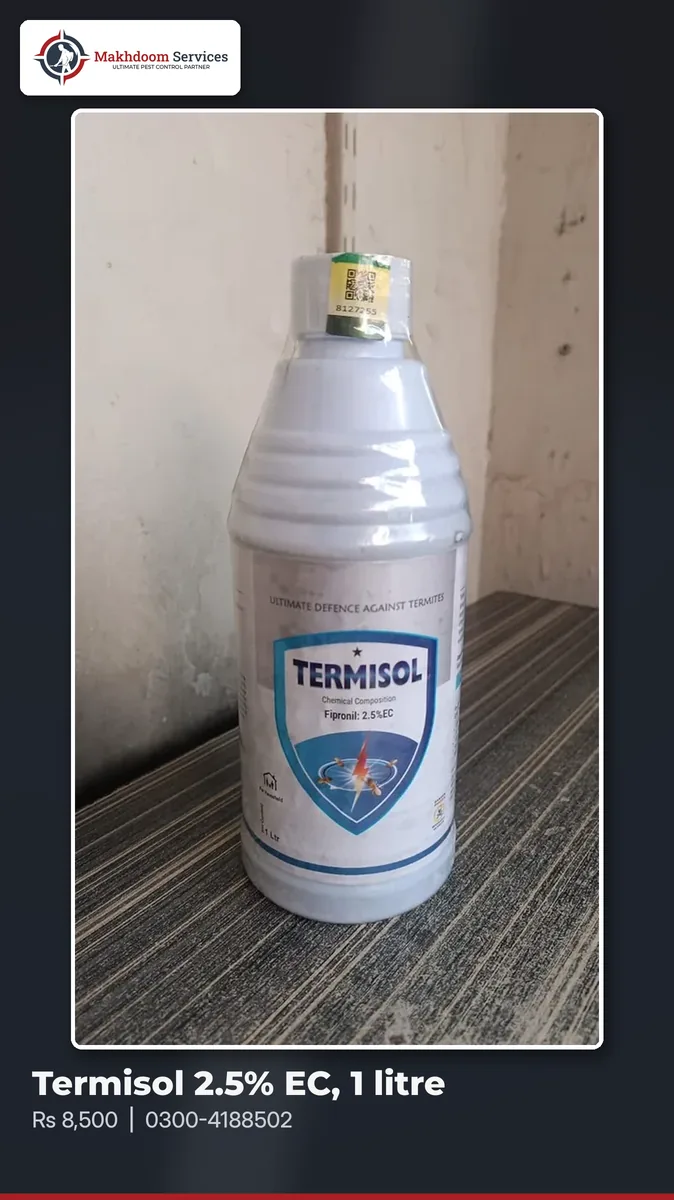 Termisol 2.5% EC 1 litre bottle for termite treatment at home